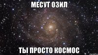 месут озил ты просто космос