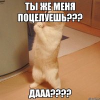 ты же меня поцелуешь??? дааа???