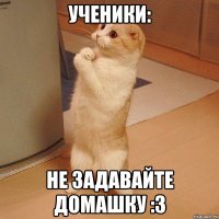 ученики: не задавайте домашку :3