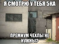 я смотрю у тебя 5ка премиум чехлы не нужны?