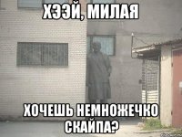 хээй, милая хочешь немножечко скайпа?