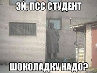 эй, псс студент шоколадку надо?