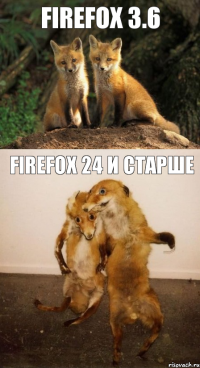 Firefox 3.6 Firefox 24 и старше