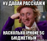 ну давай расскажи насколько iphone 5c бюджетный