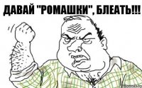 Давай "Ромашки", блеать!!!