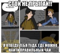 стой не прыгай!! я отведу тебя туда, где можно найти правильный чай.