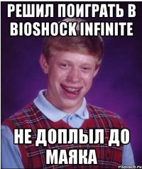 решил поиграть в bioshock infinite не доплыл до маяка