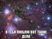  я тебя люблю вот такие дела