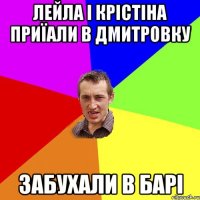 лейла і крістіна приїали в дмитровку забухали в барі