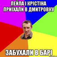 лейла і крістіна приїхали в дмитровку забухали в барі