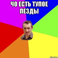 чо есть тупое пезды 