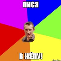 пися в жёпу!