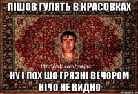 пішов гулять в красовках ну і пох шо грязні вечором нічо не видно