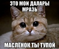 это мои далары мразь маслёнок ты тупой