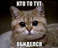 кто то тут обиделся