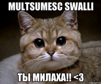 multsumesc swalli ты милаха!! <3