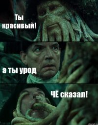 Ты красивый! а ты урод ЧЁ сказал!