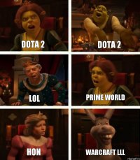 DotA 2 LoL HoN DotA 2 Prime World Warcraft lll