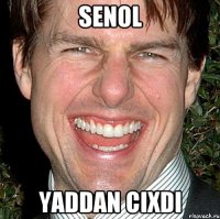 senol yaddan cixdi