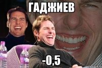 гаджиев -0,5