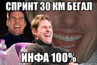 спринт 30 км бегал инфа 100%