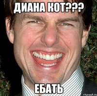 диана кот??? ебать