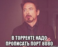  в торренте надо прописать порт 8080