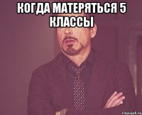 когда матеряться 5 классы 