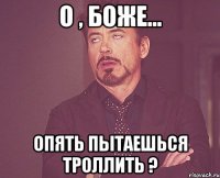 о , боже... опять пытаешься троллить ?