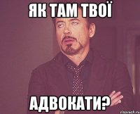 як там твої адвокати?