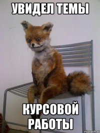 увидел темы курсовой работы