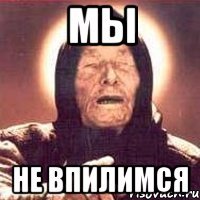 мы не впилимся