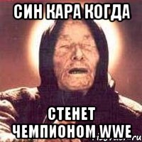 син кара когда стенет чемпионом wwe