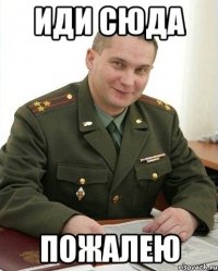 иди сюда пожалею