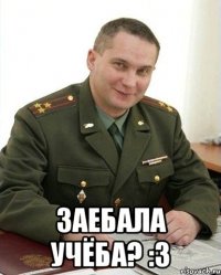  заебала учёба? :3