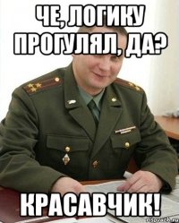 че, логику прогулял, да? красавчик!