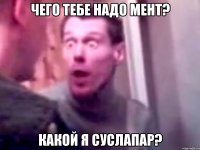 чего тебе надо мент? какой я суслапар?