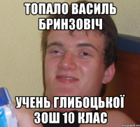 Топало Василь Бринзовіч учень Глибоцької ЗОШ 10 КЛАС