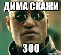 Дима скажи 300