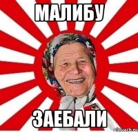 МАЛИБУ ЗАЕБАЛИ