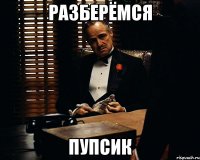 РАЗБЕРЁМСЯ ПУПСИК