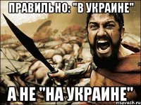 Правильно: "в Украине" А не "на Украине"