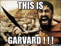 THIS IS GaRvArD ! ! !