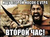 ищу второй носок с утра второй час!