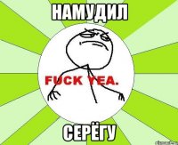 намудил серёгу