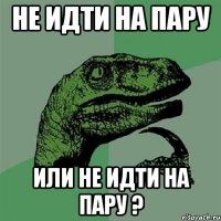 не идти на пару или не идти на пару ?