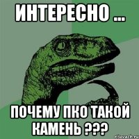 Интересно ... Почему Пко такой камень ???