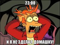 23:00 и я не зделал домашку!