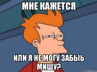 мне кажется или я не могу забыь мишу?