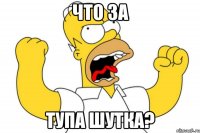 что за тупа шутка?